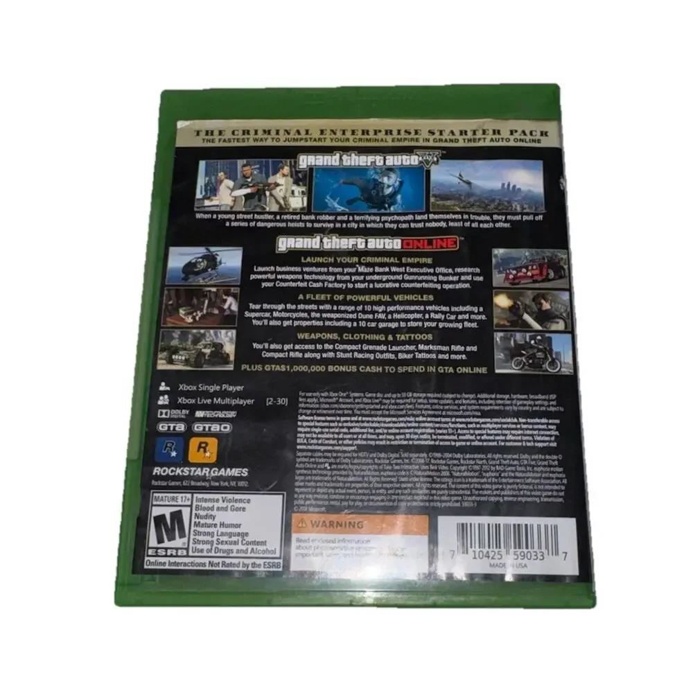 Grand Theft Auto V Premium Online Edition - Microsoft Xbox One